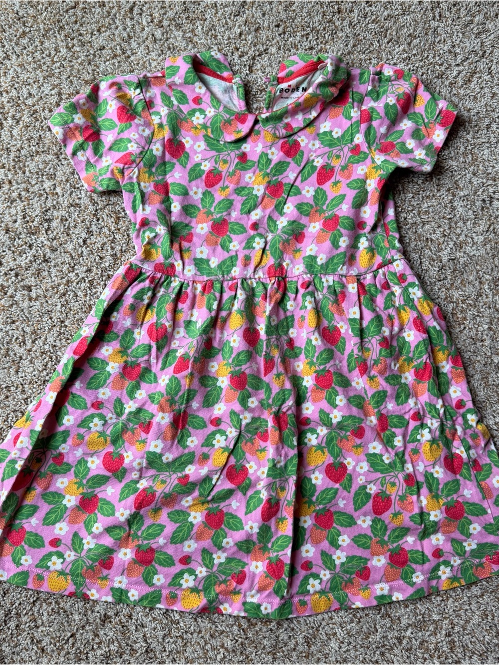 Mini Boden girl dress 6-7Y